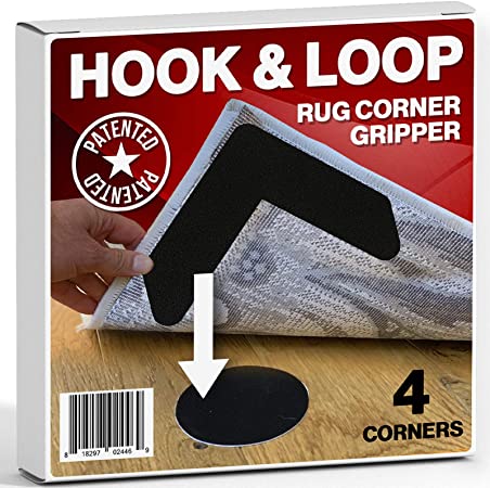 Hook and loop carpet stay